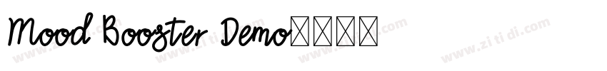 Mood Booster Demo字体转换